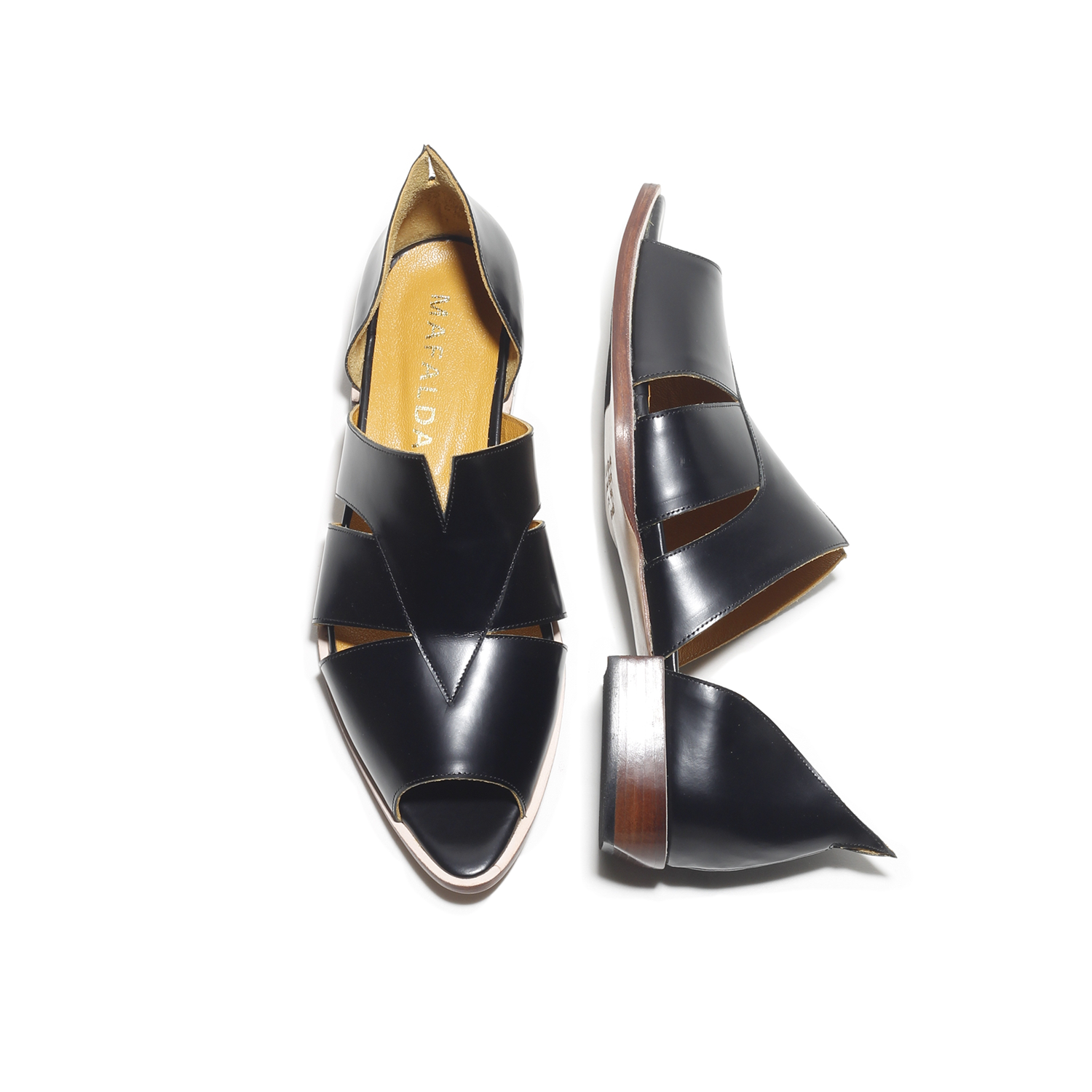 Agatha Black Sandals