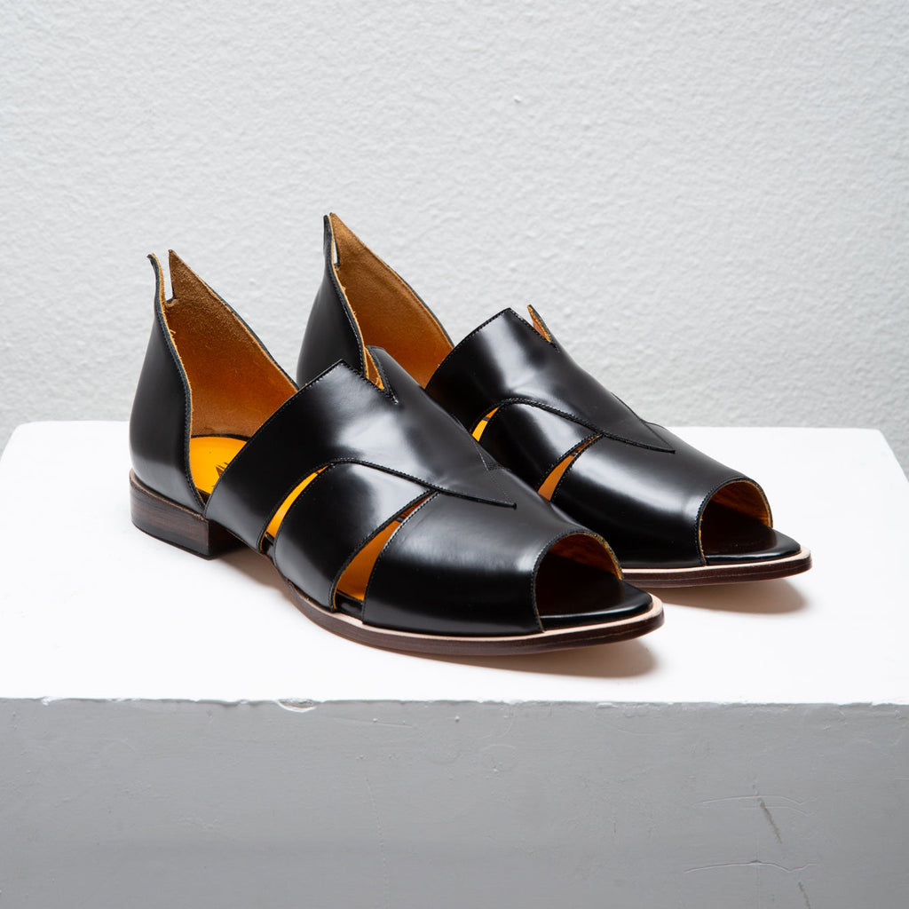 Agatha Black Sandals